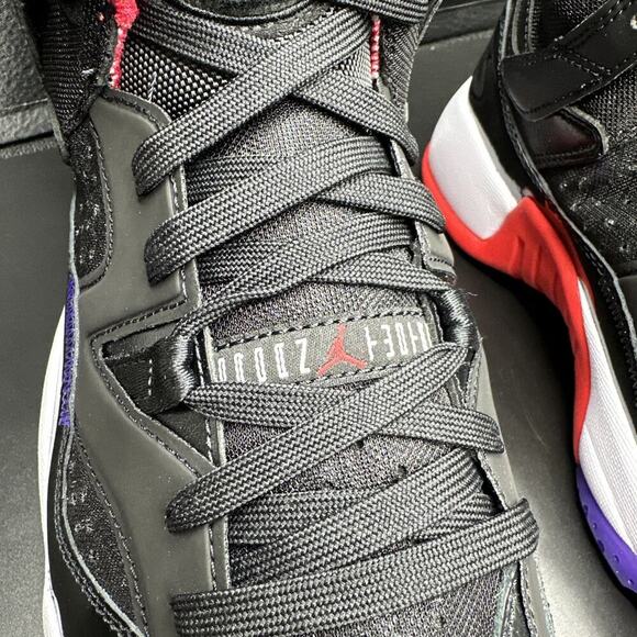 Nike Jumpman Two Trey Men's Size 8.5 Black/True Blue Sneakers – New in Box - Picture 4 of 11